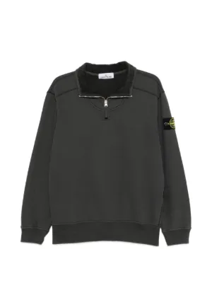 トップス Stone lsland Stone Island ジップアップ セーター | ブラック | FARFETCH JP