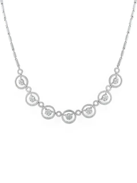 LB Exclusive diamond circle link necklace