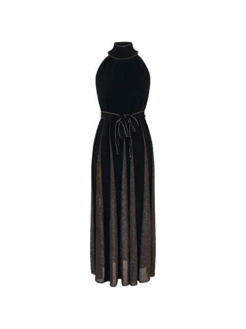 ZIMMERMANN Valiant metallic halter maxi dress