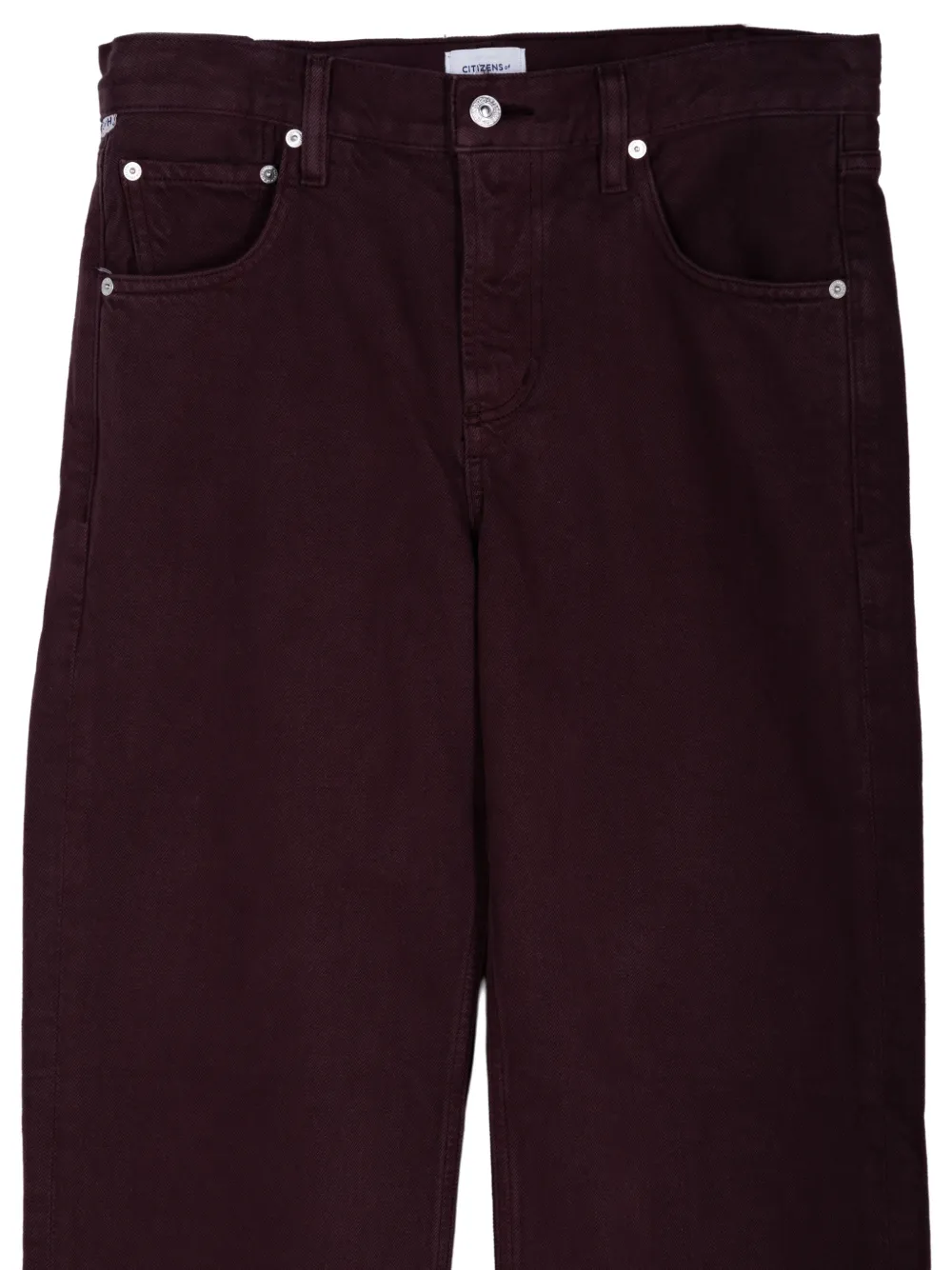Citizens of Humanity Lindz Easy jeans met rechte pijpen Rood