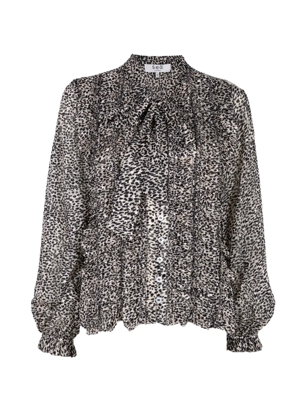 Sea Charlize ruffled bow-tie blouse