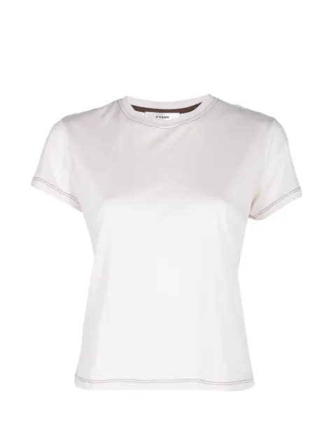 FRAME contrast-stitch T-shirt