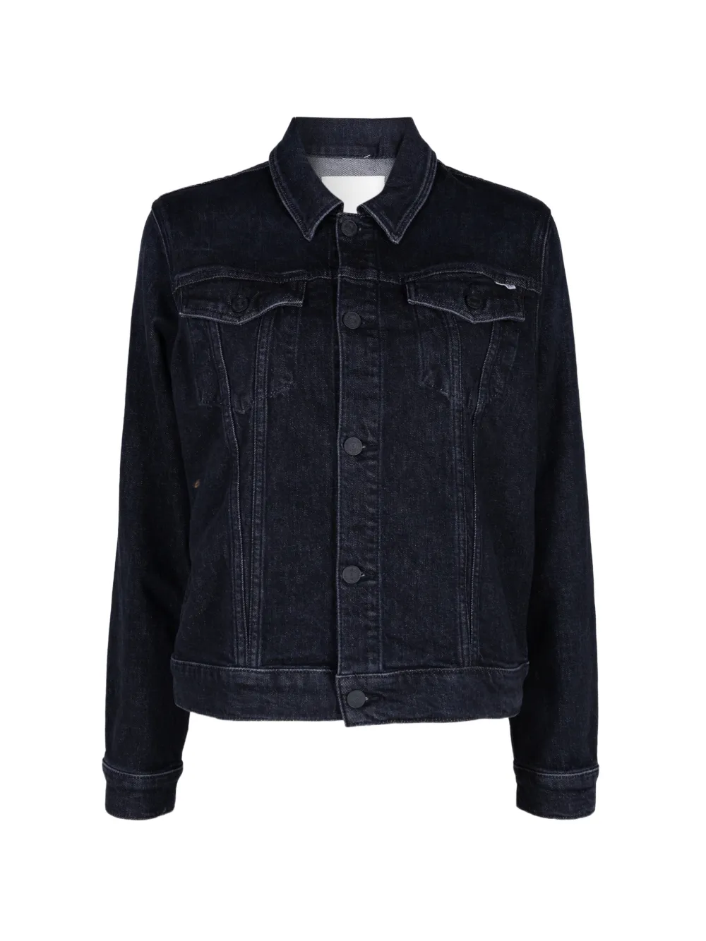 Mother The Bruiser Denim Jacket In 블랙