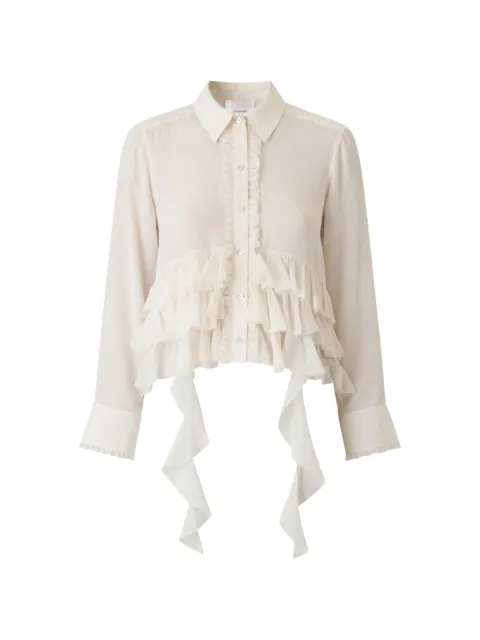 Cinq A Sept Nori ruffled shirt