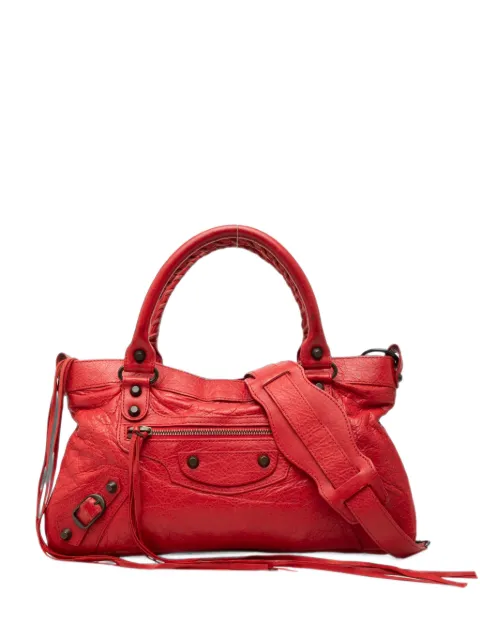 Balenciaga Pre-Owned 2011 Lambskin Motocross Classic First satchel