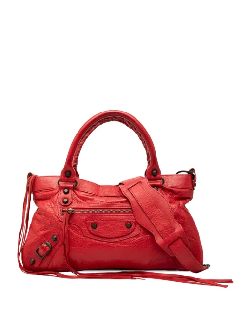 Balenciaga Pre-Owned 2011 Lambskin Motocross Classic First satchel