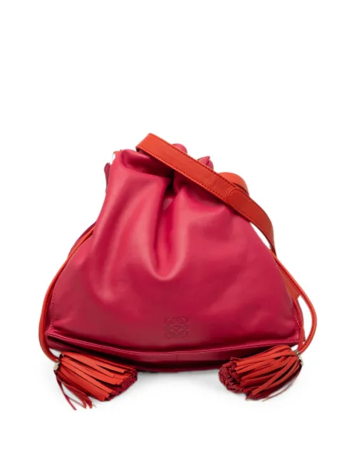 Loewe Pre-Owned 2012 Bicolor Nappa Flamenco Tassel 30 crossbody bag