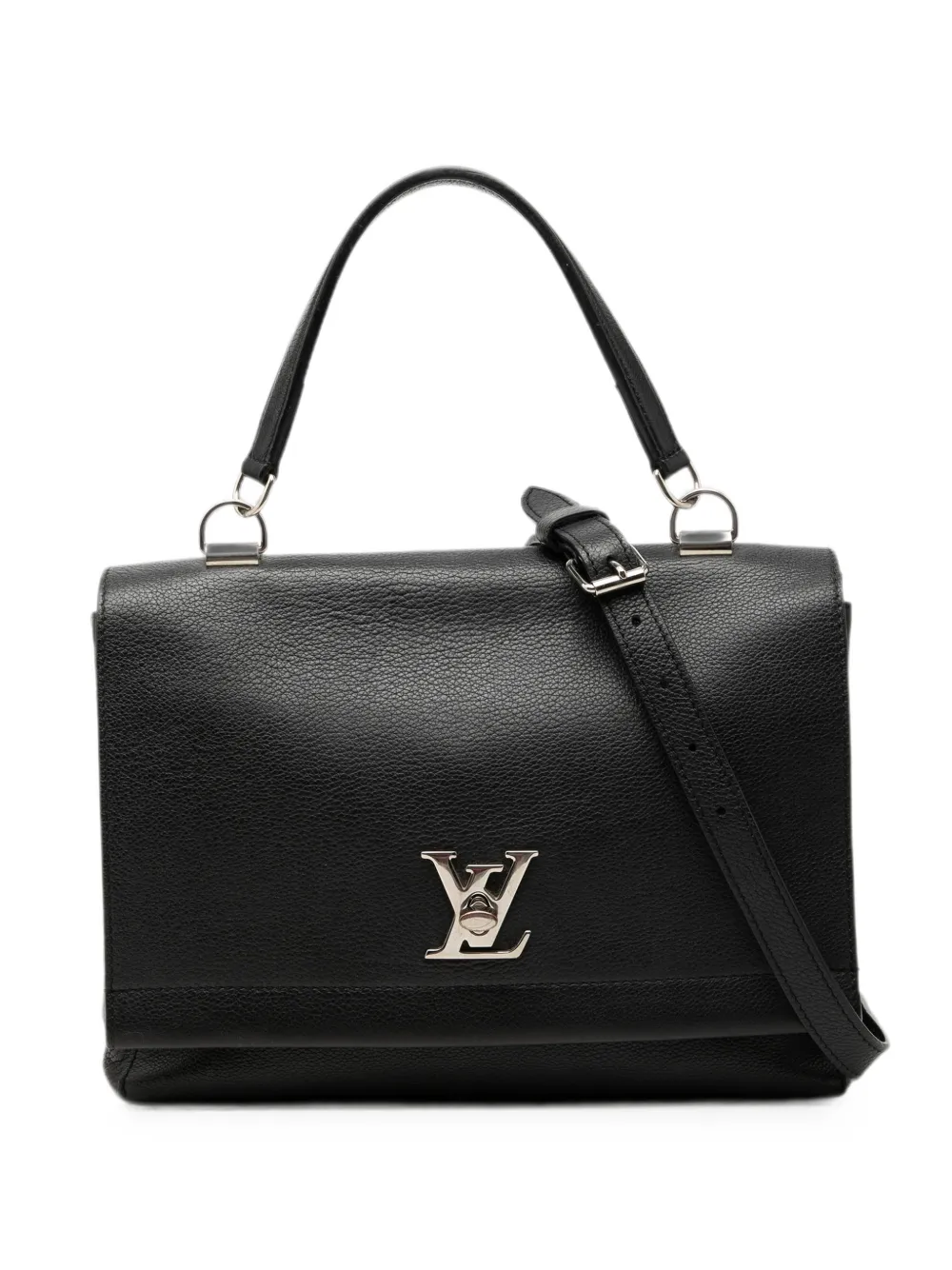 Louis Vuitton Pre-Owned 2015 Leather Lockme II satchel - Nero