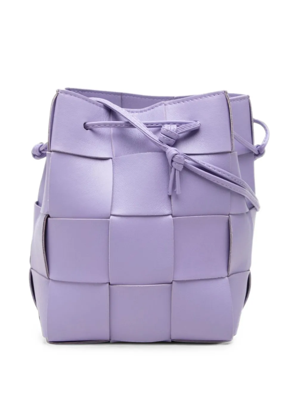 Bottega Veneta Pre-Owned 2012-2026 Small Nappa Maxi Intrecciato Cassette bucket bag - Viola