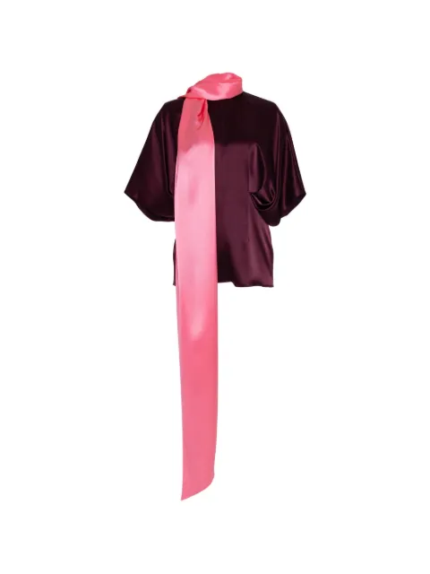Roksanda Luma scarf-detail draped top
