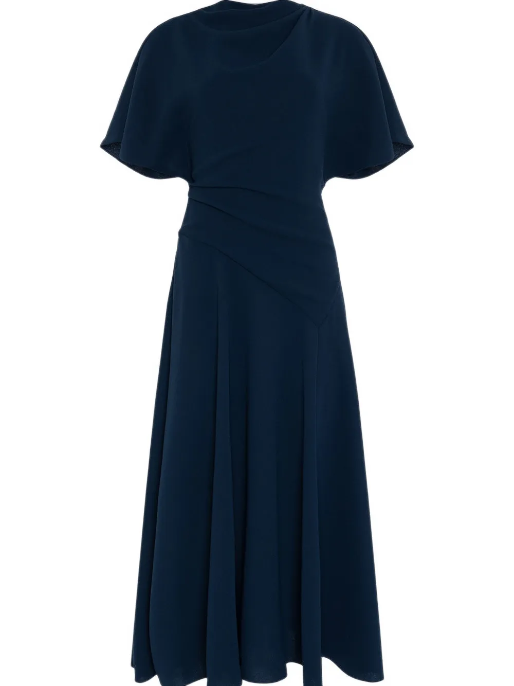 Roksanda Etta Draped Midi Dress in Blue, view 2