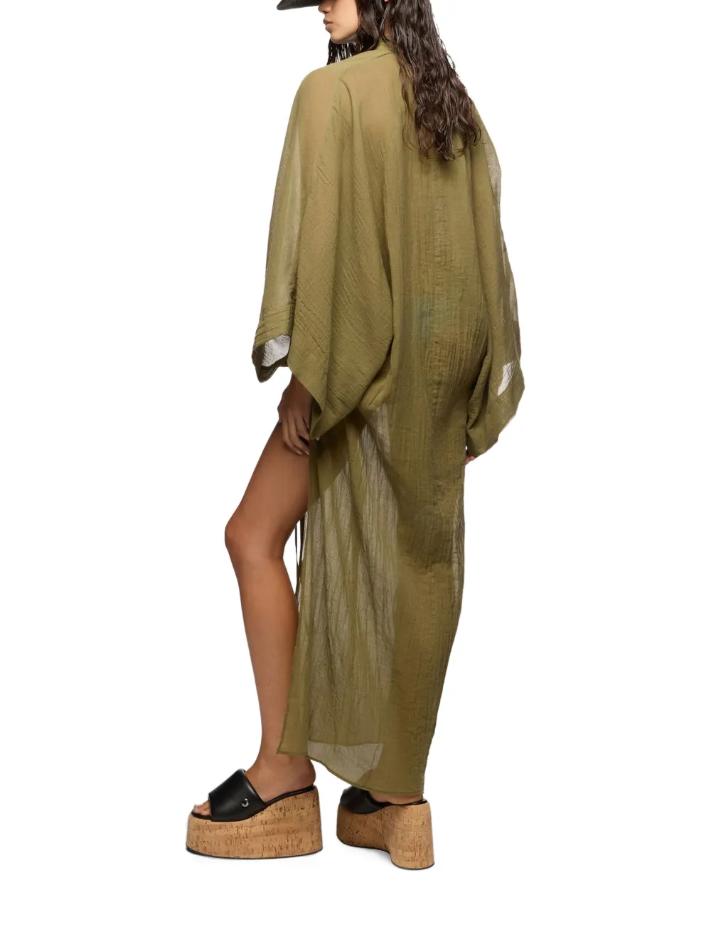 The Attico Maxi-jurk Groen