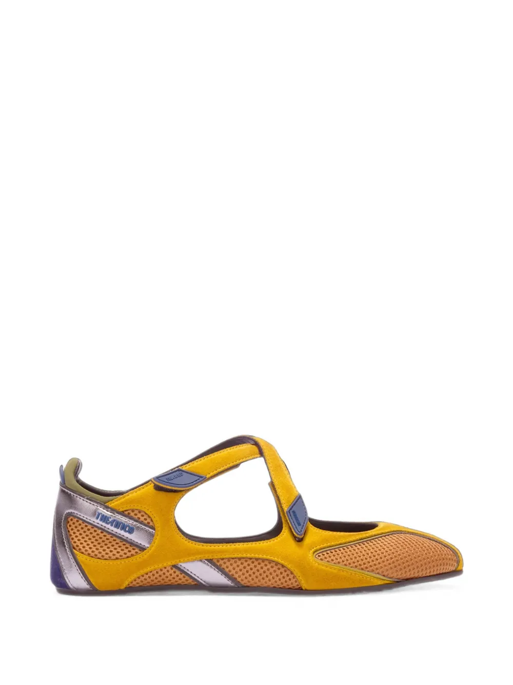The Attico ''Floor 01'' mustard ballerina flat - Giallo