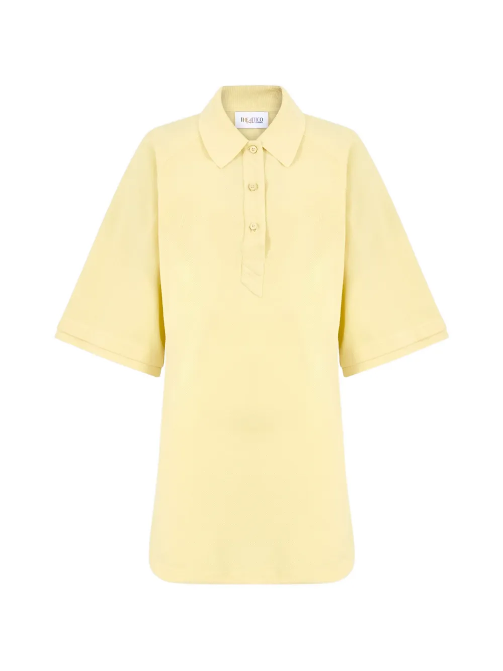 The Attico pale-yellow mini dress - Giallo