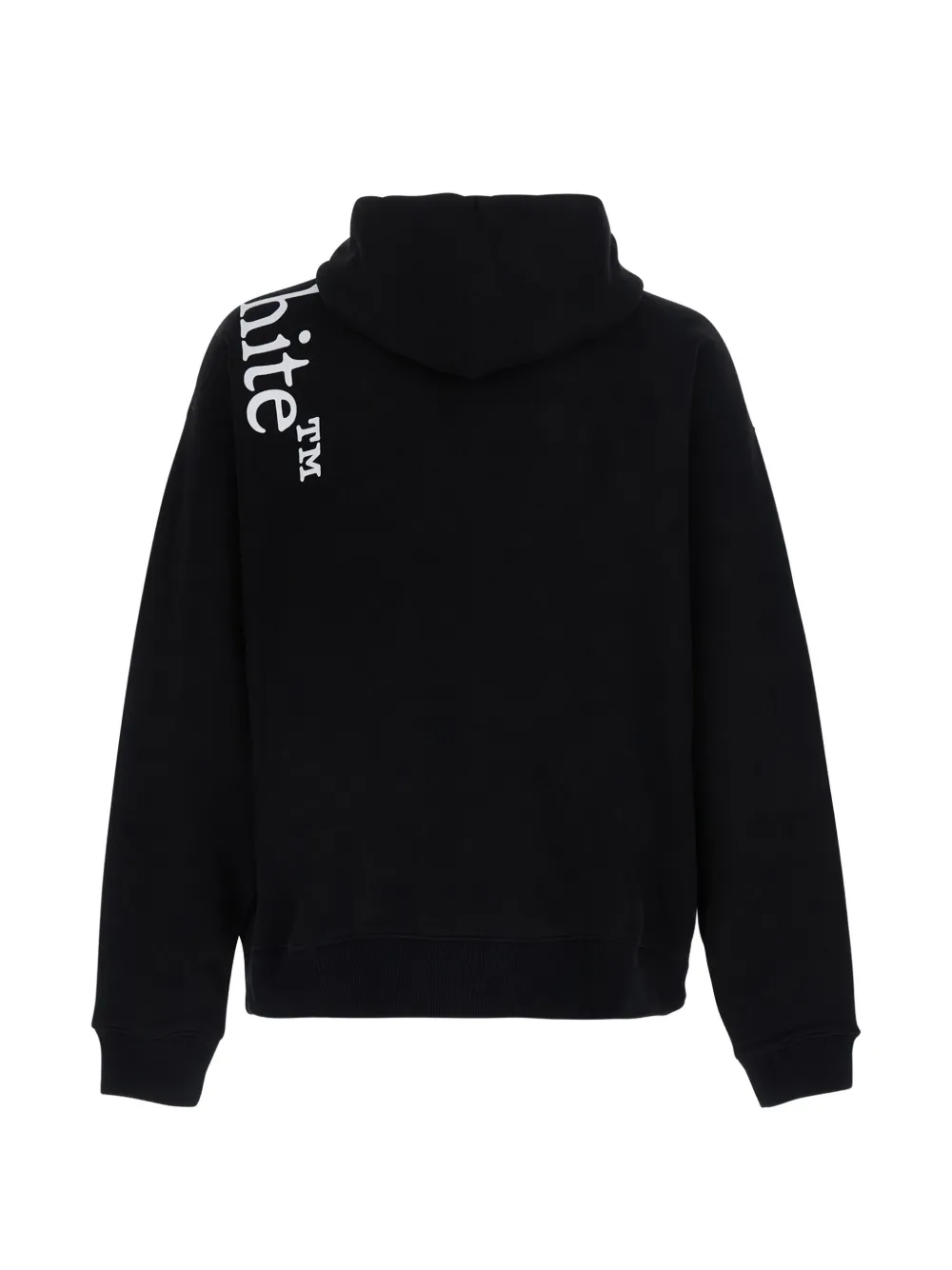 Off-White Hoodie met logoprint Zwart