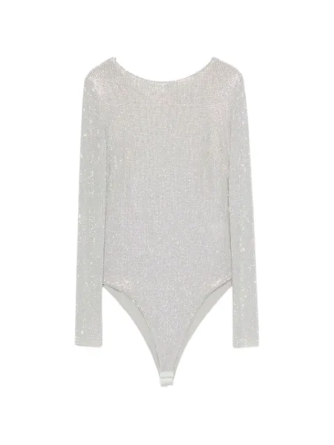 TWENTY FOURHAITCH crystal-embellished long-sleeve T-shirt