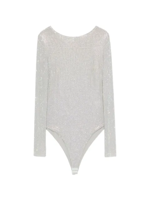 TWENTY FOURHAITCH crystal-embellished long-sleeve T-shirt