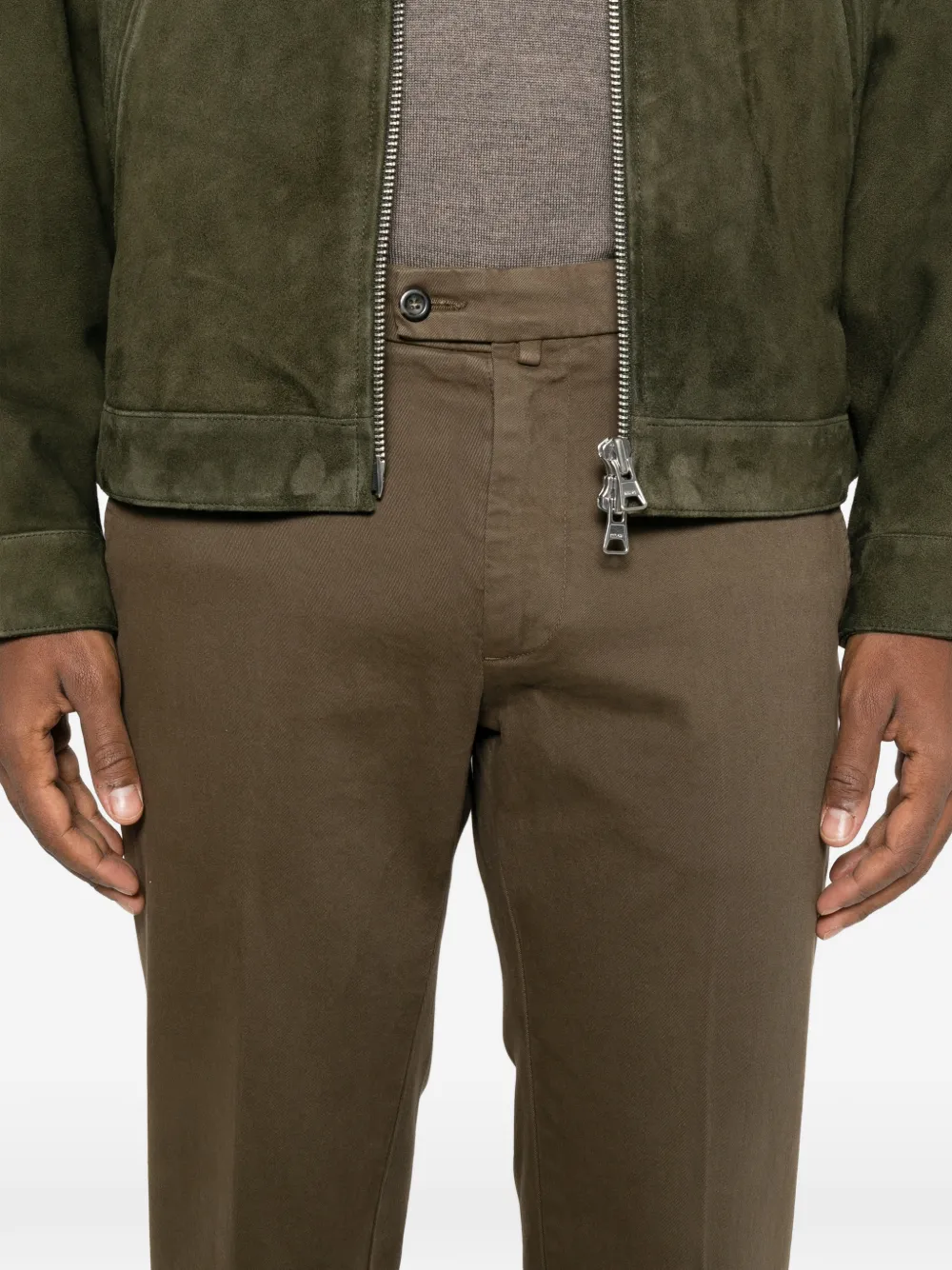 VELA SHOP Straight broek Bruin