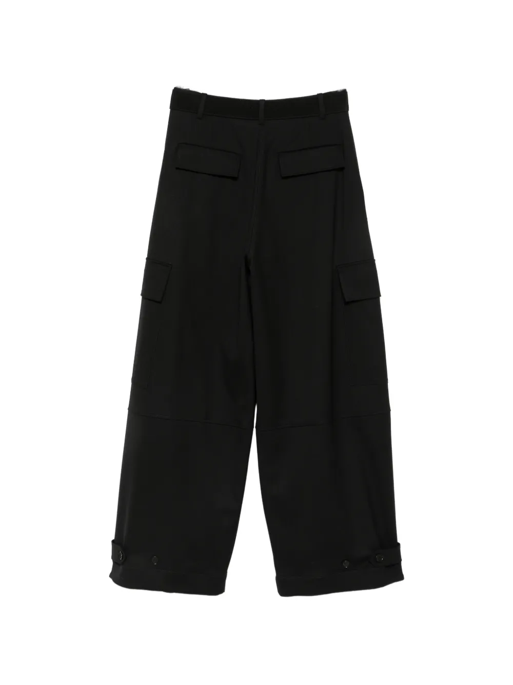 P.A.R.O.S.H. Cargo broek met ceintuur Zwart