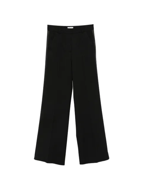 P.A.R.O.S.H. pantalones con pinzas y ribete satinado