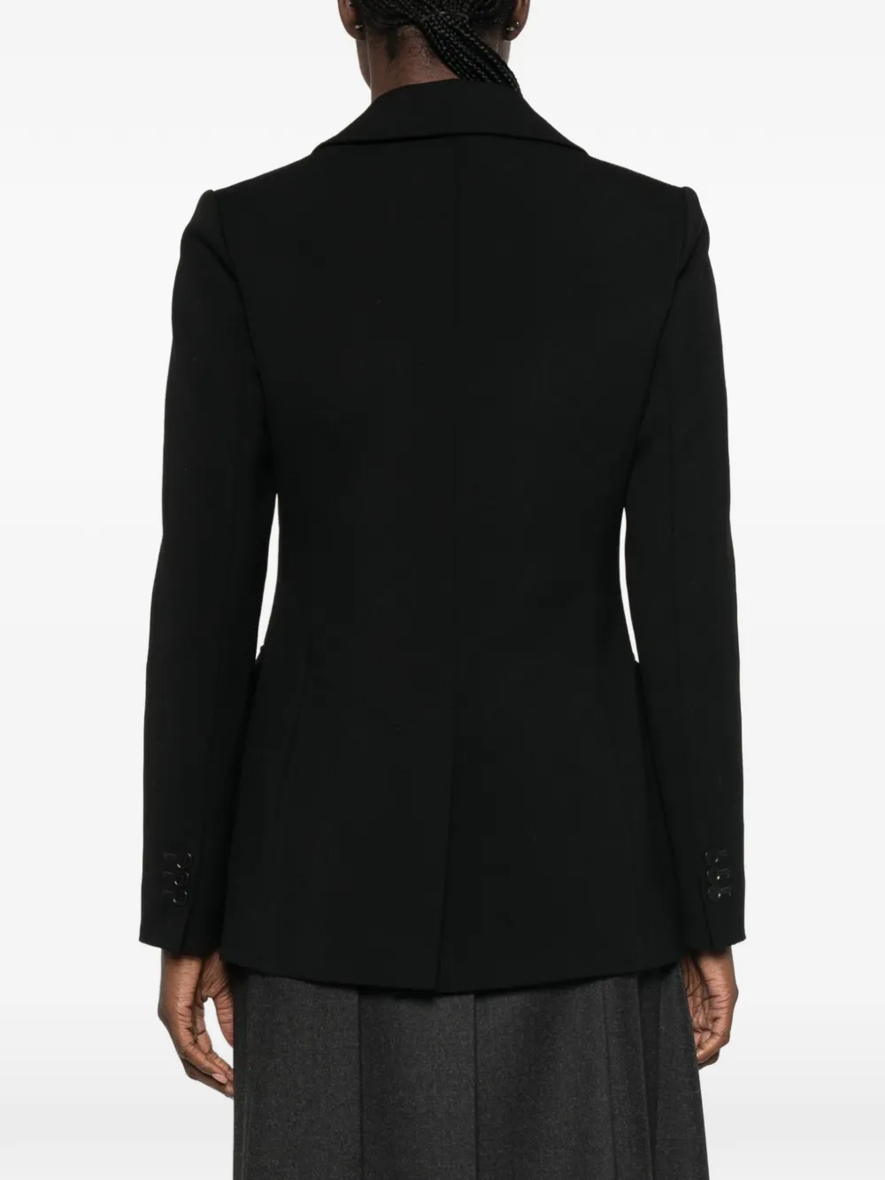 P.A.R.O.S.H. Blazer met enkele rij knopen Zwart