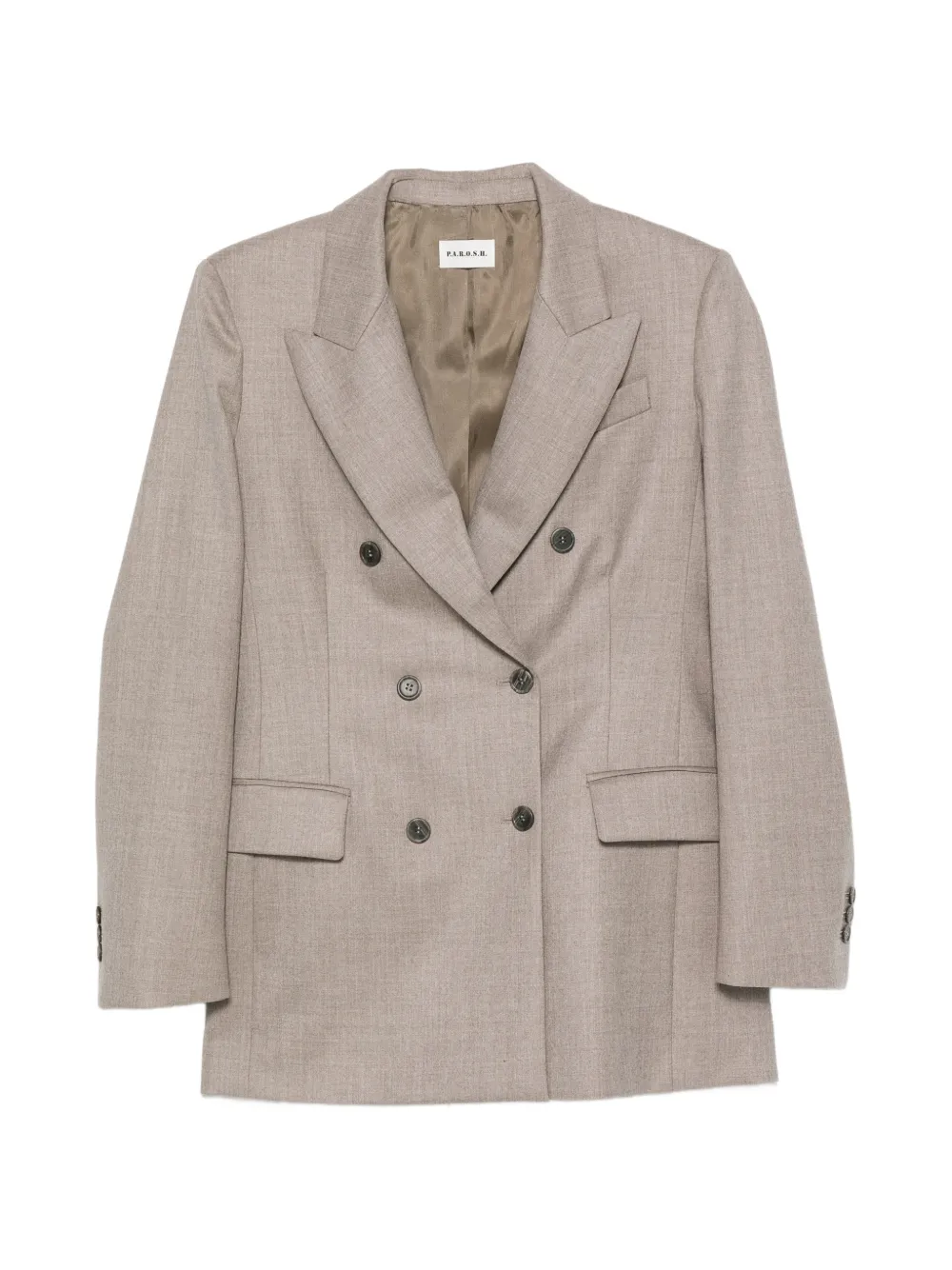 P.A.R.O.S.H. double-breasted peak-lapels jacket