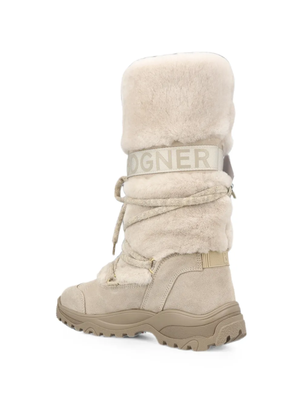 BOGNER lace-up snow boots Beige