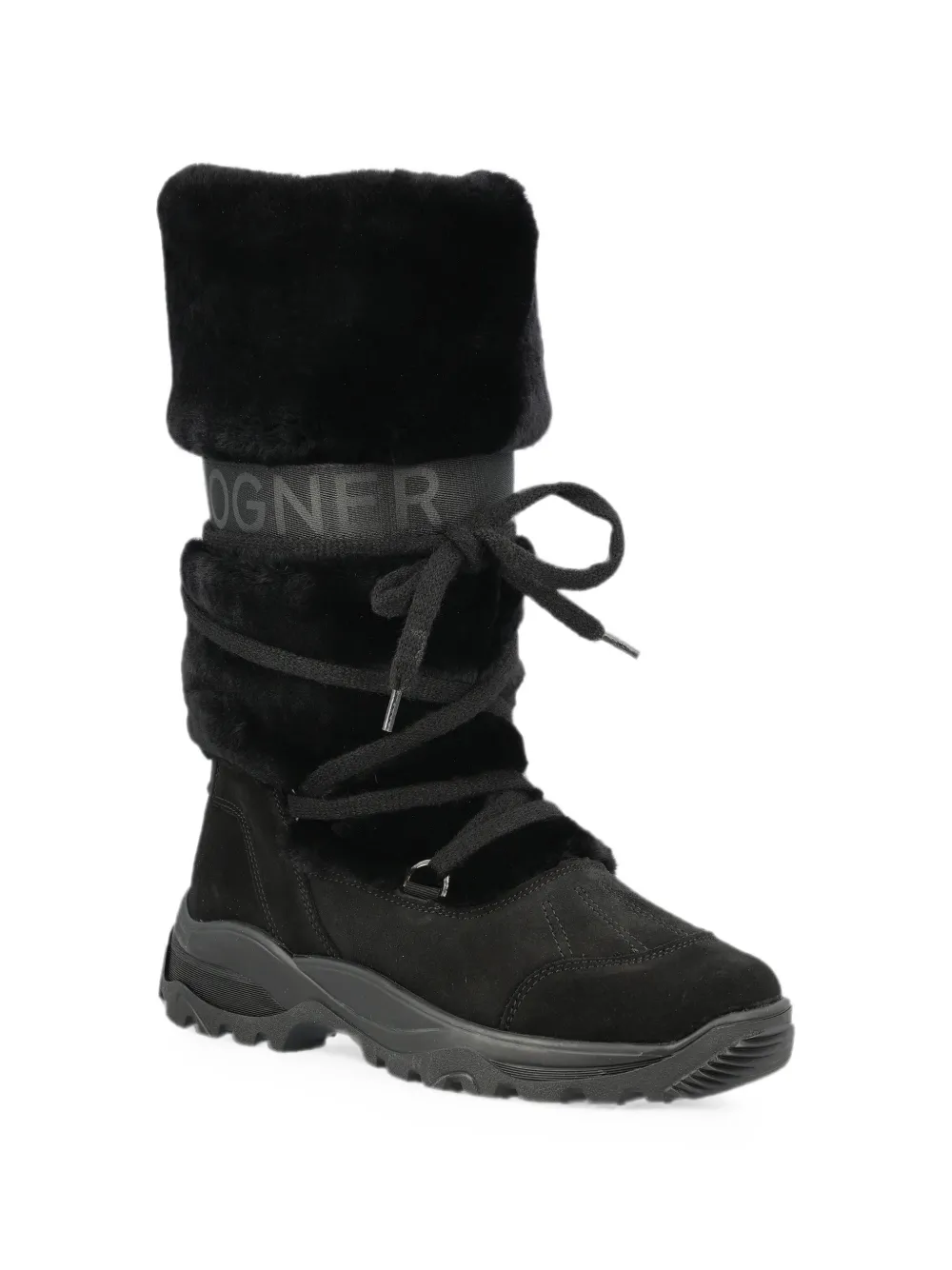 BOGNER lace-up snow boots Zwart