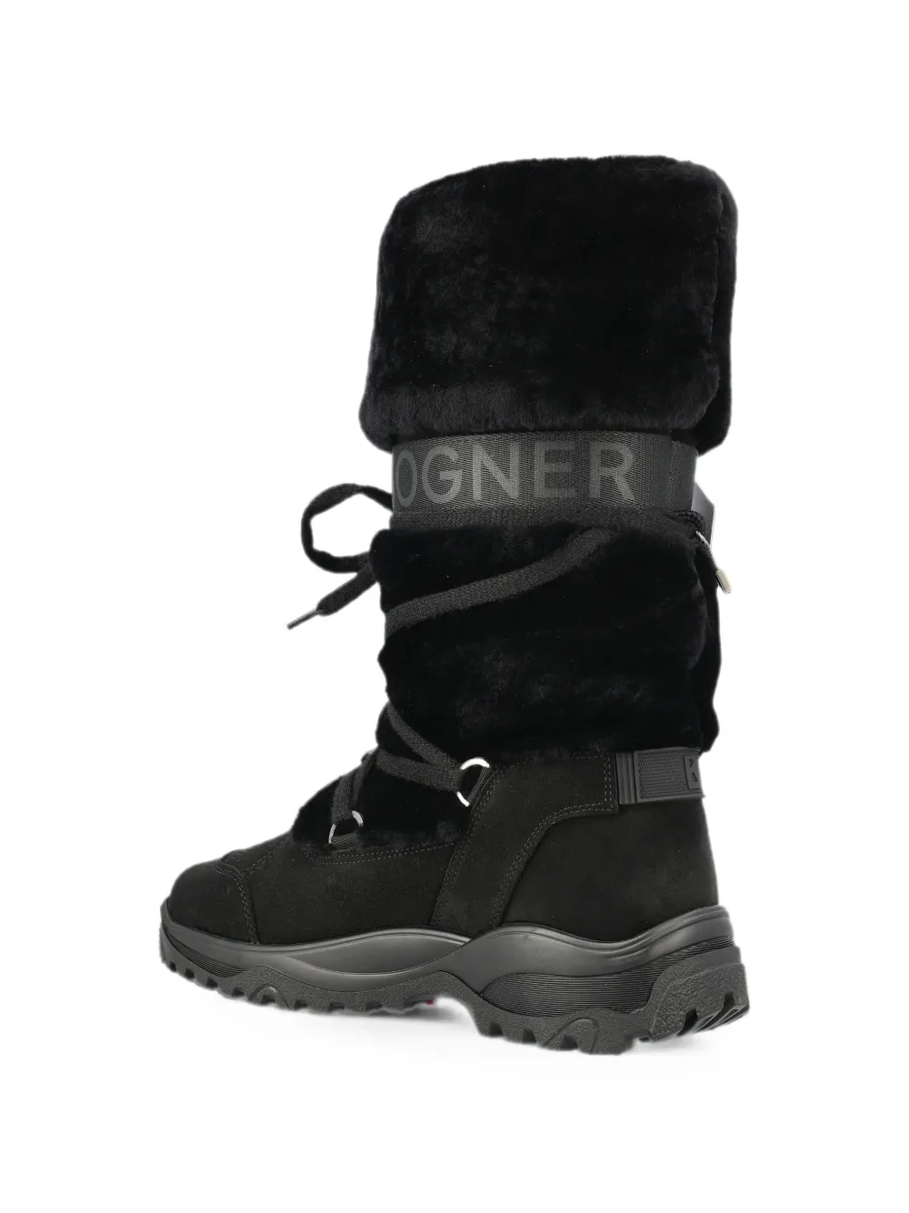 BOGNER lace-up snow boots Zwart