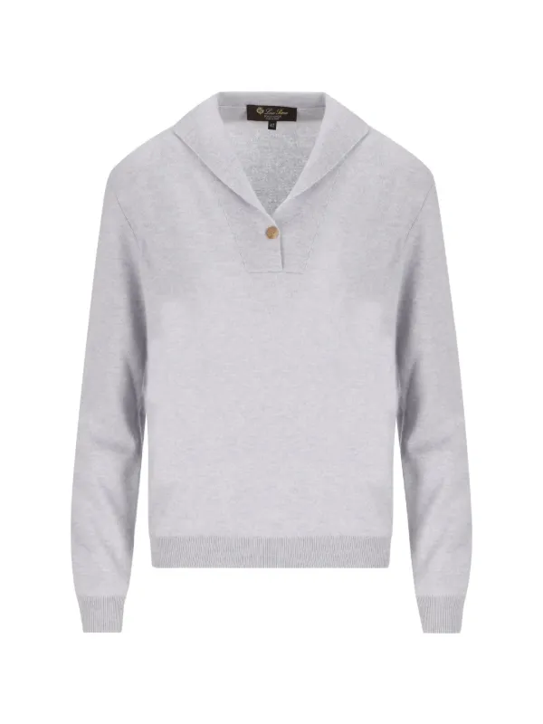 Loro Piana Sergio Polo Shirt in Grey