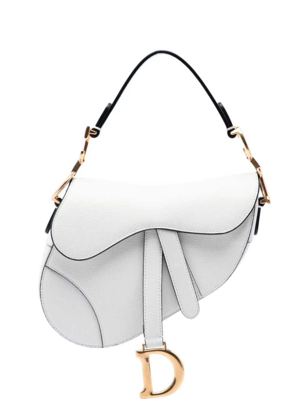 Christian Dior Pre-Owned 2018 mini Satchel-Tasche aus gekörntem Kalbsleder - Weiß
