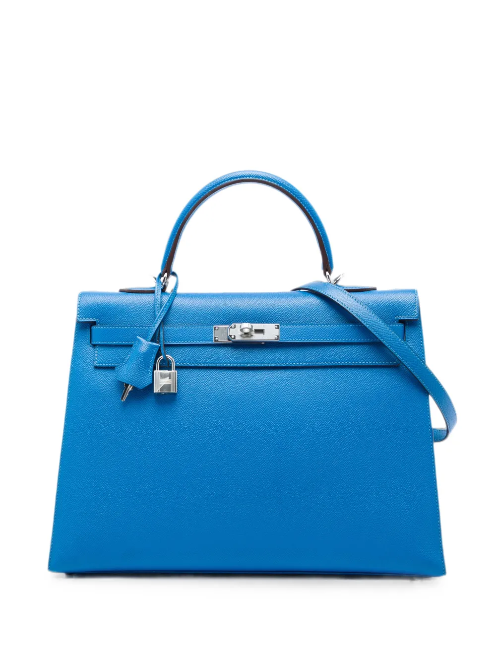 Hermès Pre-Owned 2013 Epsom Kelly II Sellier 35 satchel - Blau
