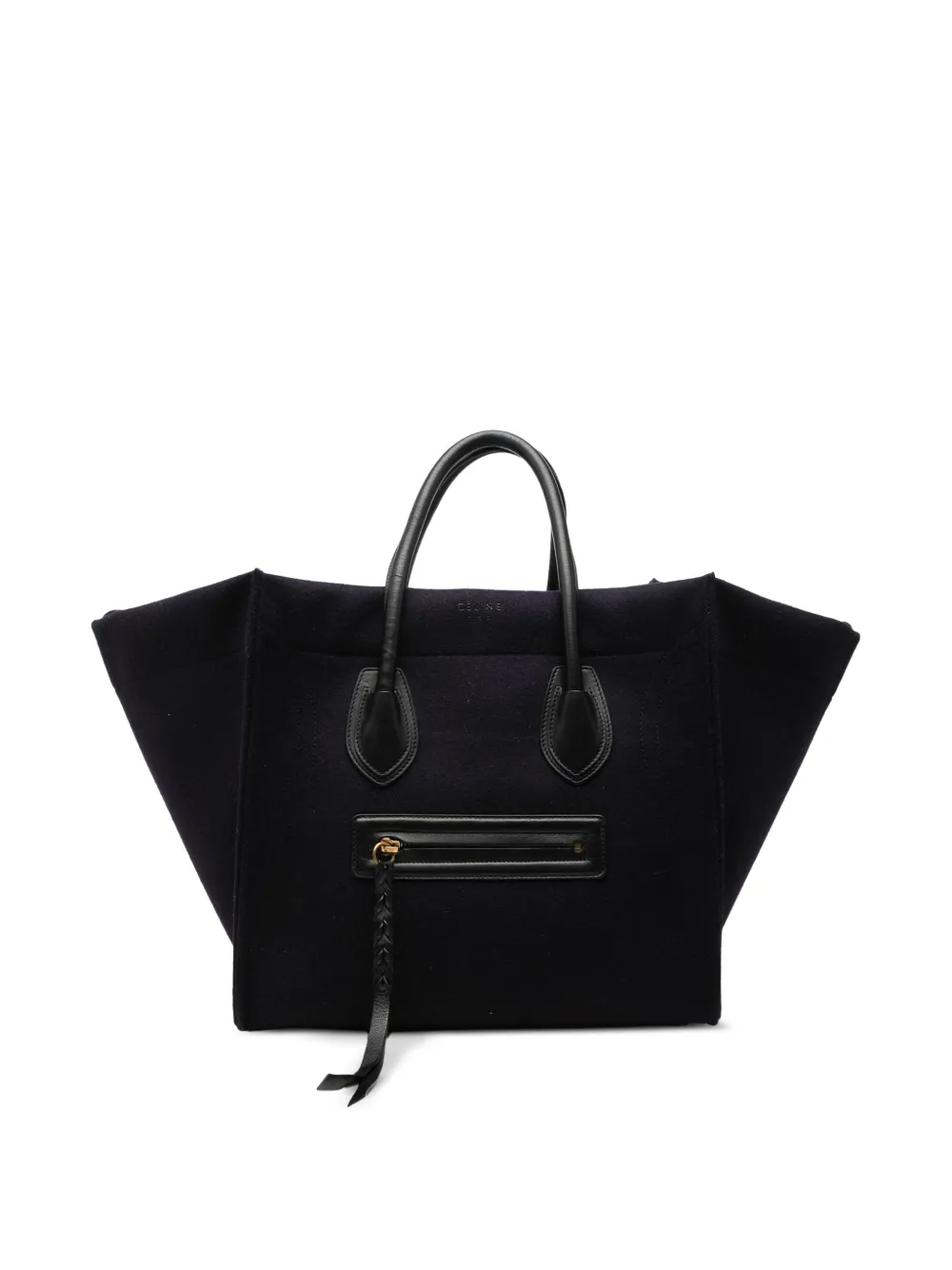 Celine Pre-Owned 2014 Medium Felt Phantom Luggage tote bag - Viola