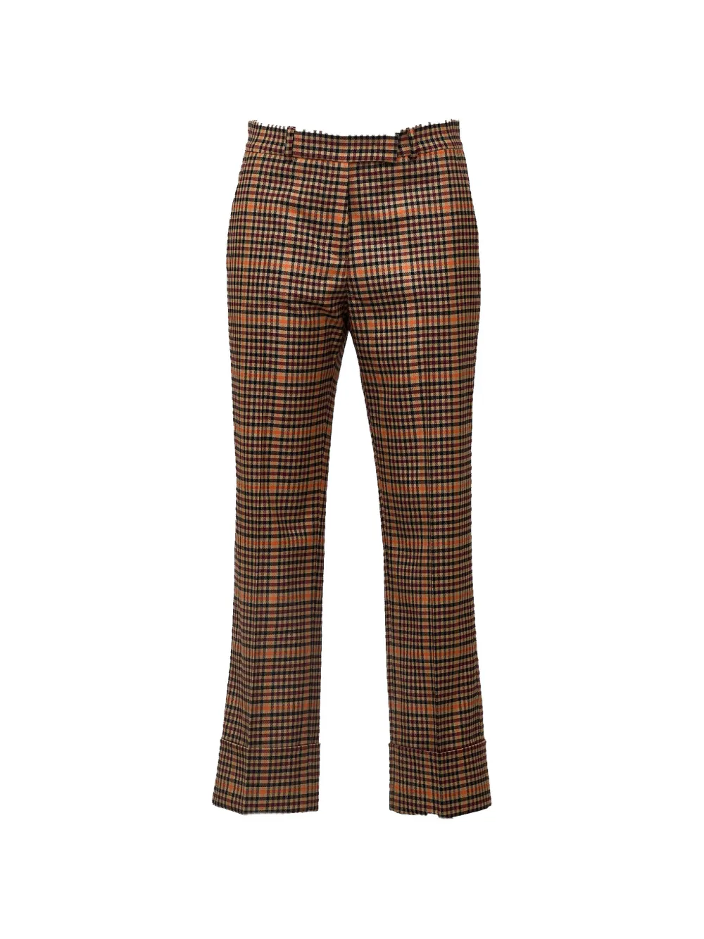 QL2 Geruite broek Oranje