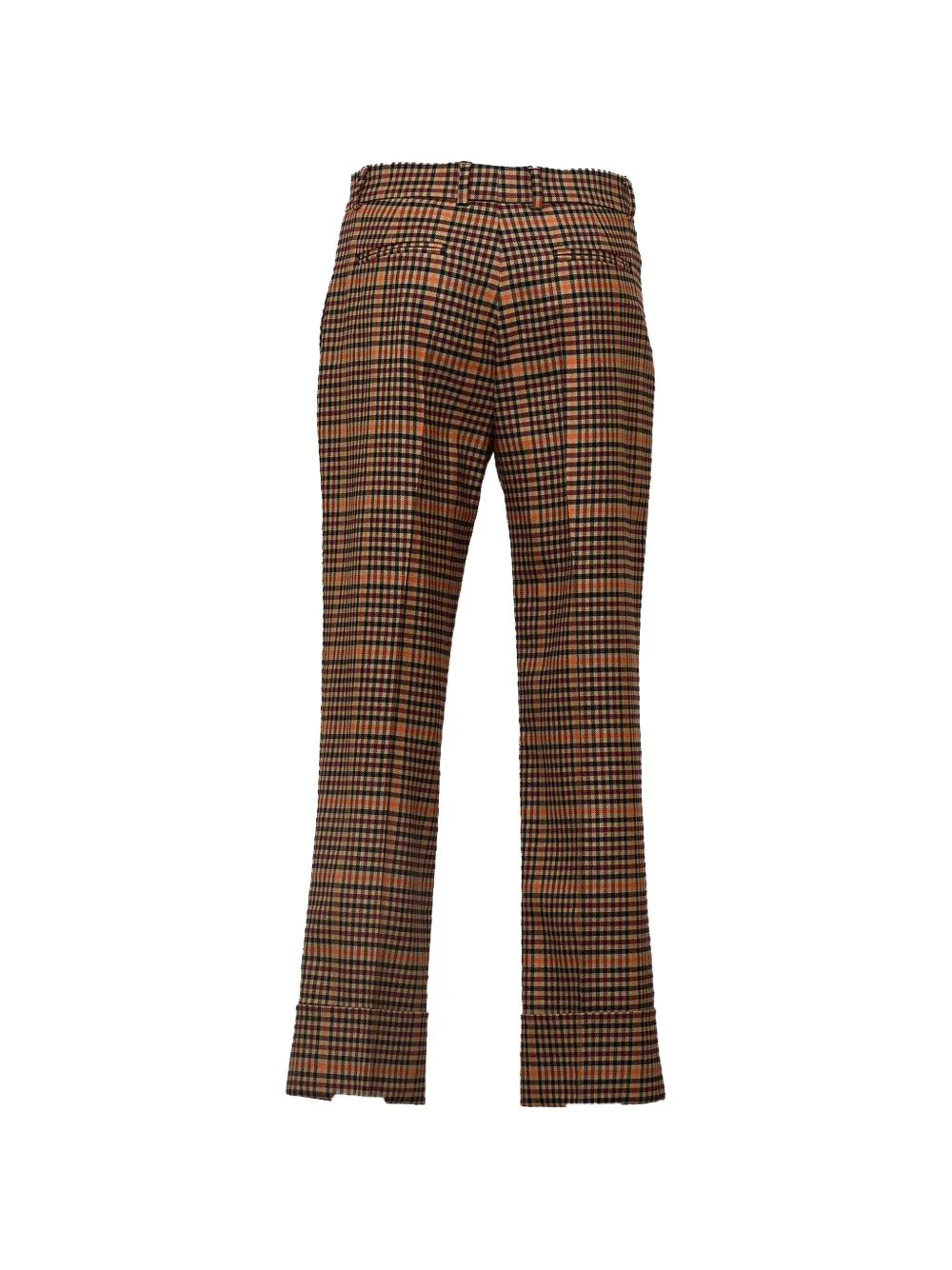 QL2 Geruite broek Oranje