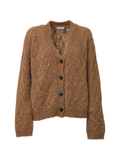 SCAGLIONE cable-knit boxy cardigan