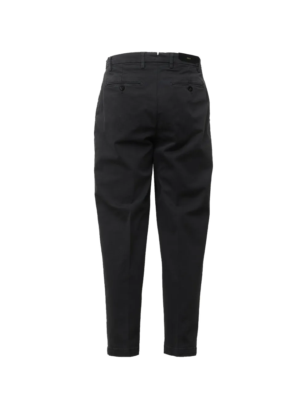 Briglia 1949 Portobello broek met plooidetail Zwart