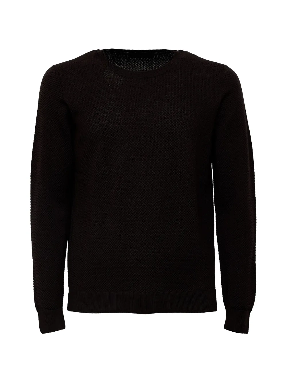 Zanone waffle-knit wool sweater