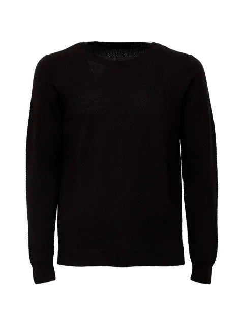 Zanone waffle-knit wool sweater