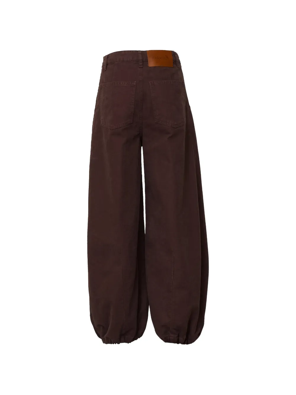 FARM Rio balloon pockets twill pants Bruin