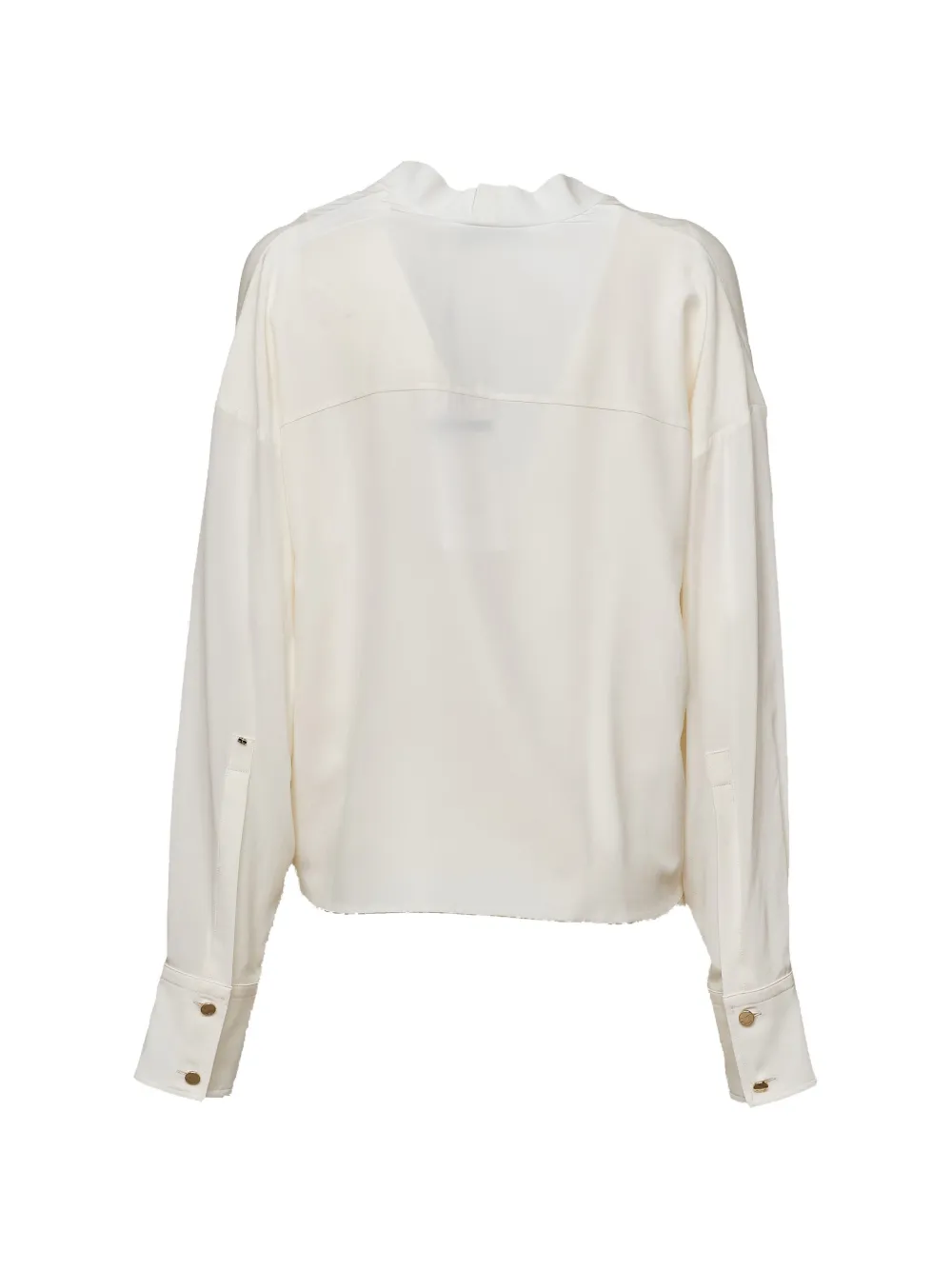 Sportmax Venere crêpe de chine zijden blouse Wit