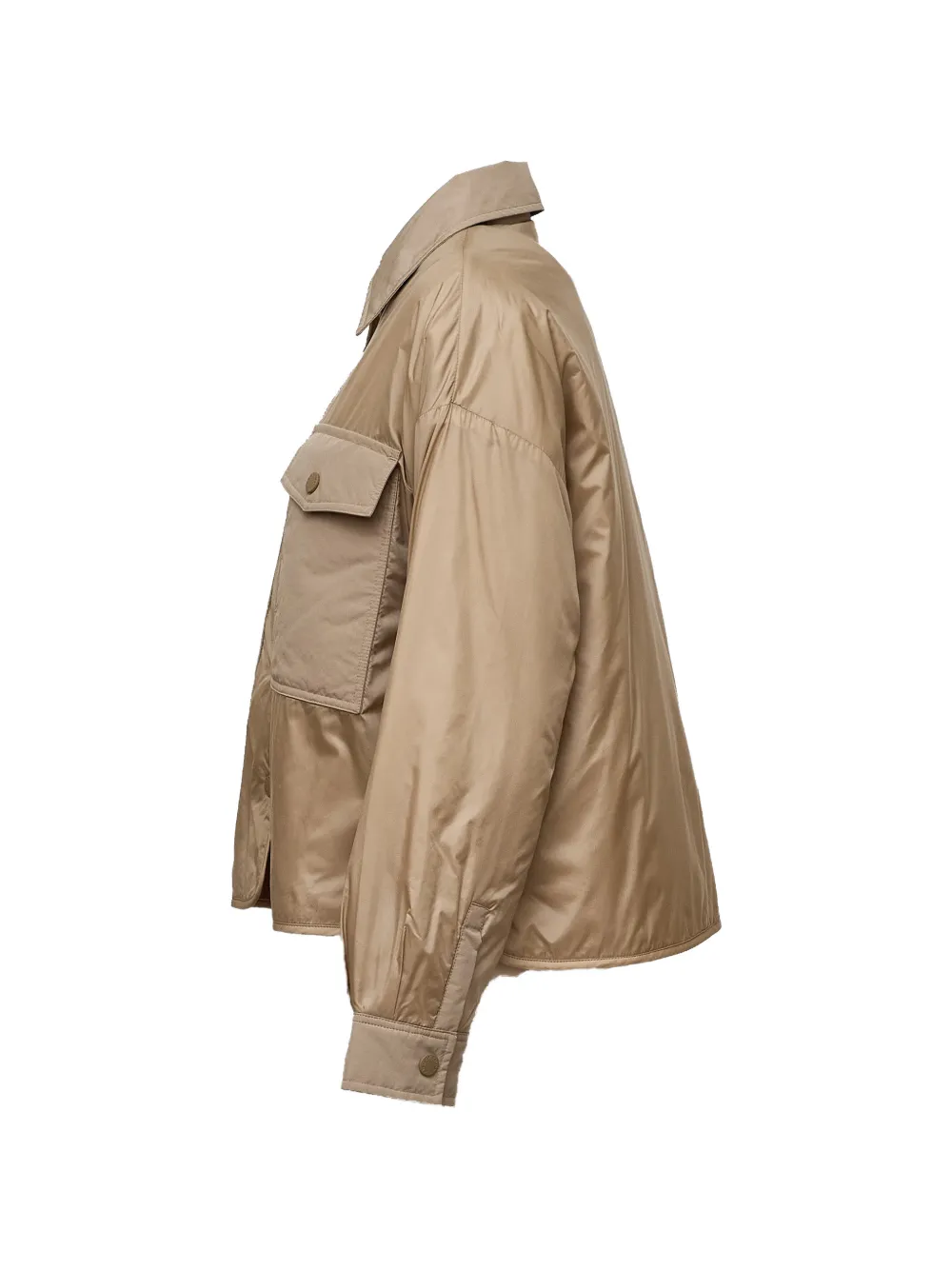 Weekend Max Mara Omkeerbaar waterafstotend gewatteerd canvas jack Beige