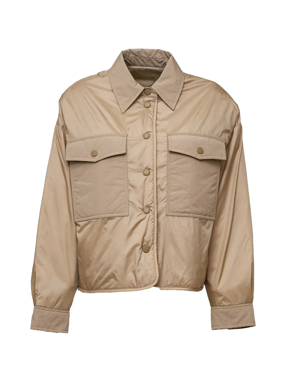 Weekend Max Mara reversible water-repellent canvas padded jacket sand - Toni neutri