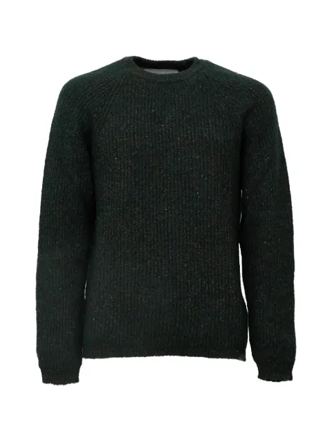 AMARANTO  flecked ribbed-knit sweater