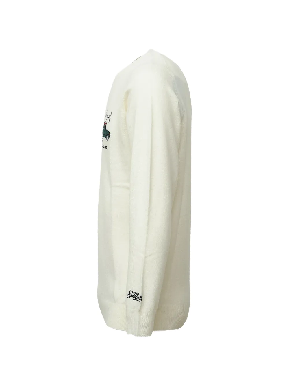 MC2 Saint Barth embroidered Heron sweater Beige