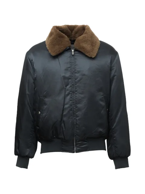 Drôle De Monsieur faux-fur collar bomber jacket