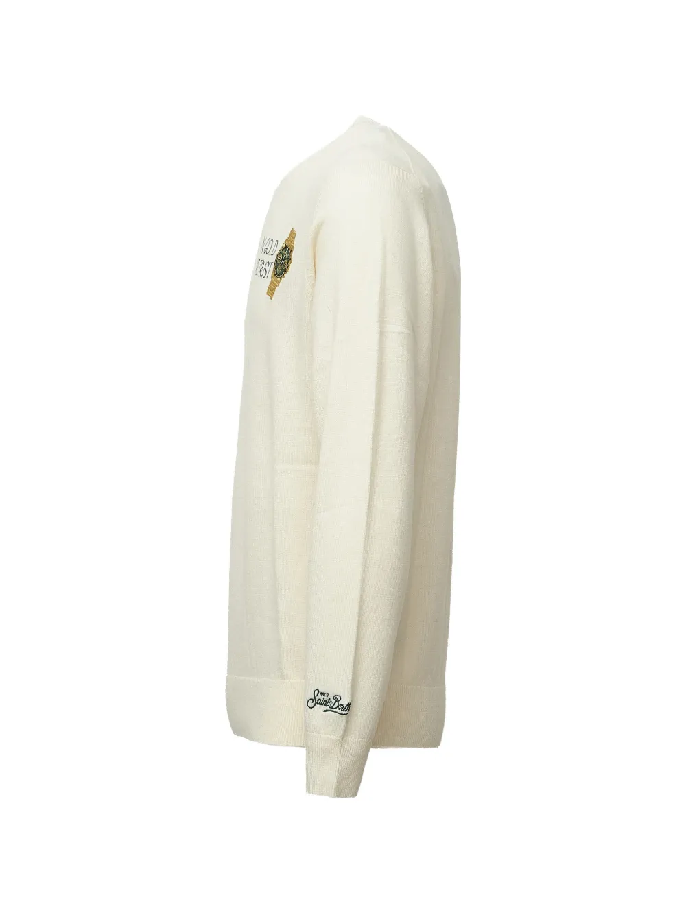MC2 Saint Barth embroidered Heron sweater Beige
