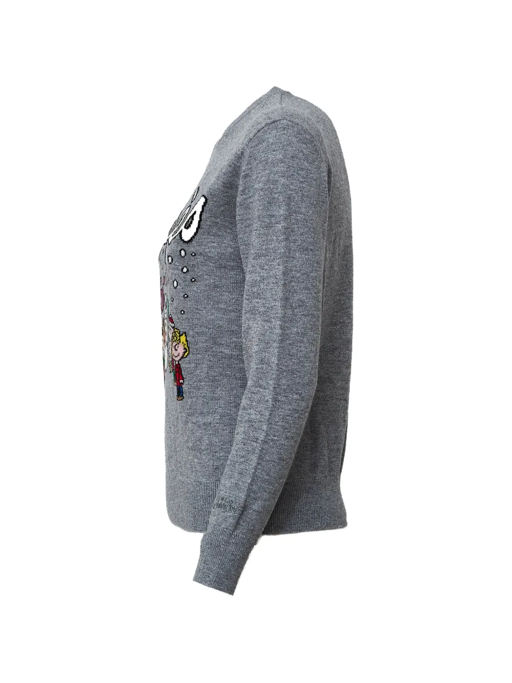 MC2 Saint Barth Peanuts Après-ski intarsia-knit sweater Grijs