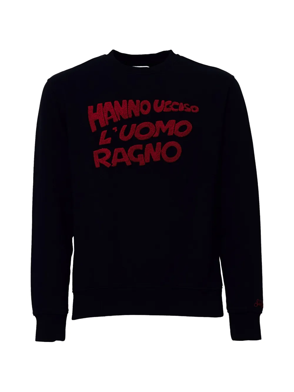 MC2 Saint Barth Soho embroidered sweatshirt Zwart