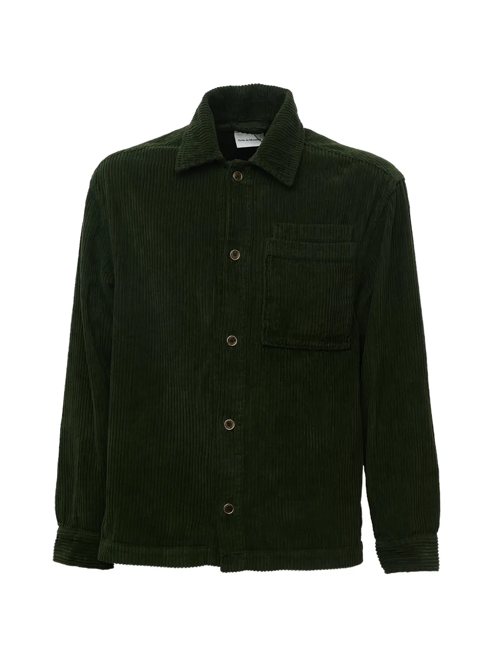 Drôle De Monsieur corduroy shirt jacket - Grün